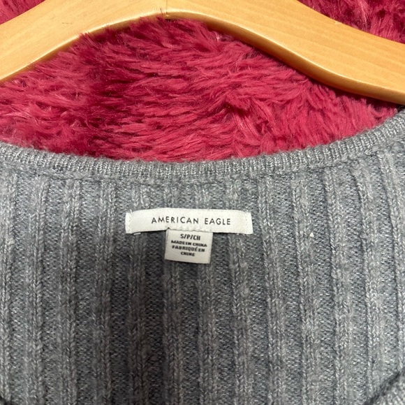 Grey sweater from American Eagle with buttons! - Picture 3 of 3